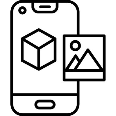 telefon simgesi, vektör illüstrasyonu