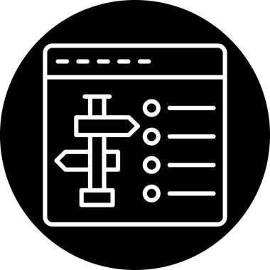 seo modern simgesinin vektör illüstrasyonu