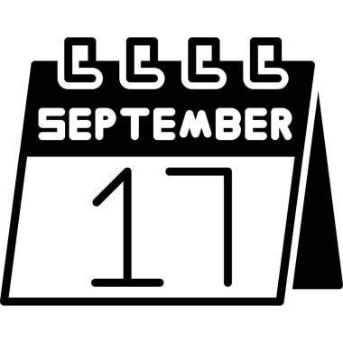 Takvim Eylül simgesi tasarımı