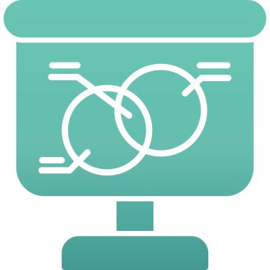 seo modern simgesinin vektör illüstrasyonu