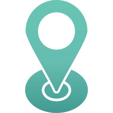 harita işaretçi simgesi. vektör.