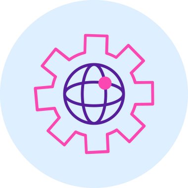 seo modern simgesinin vektör illüstrasyonu