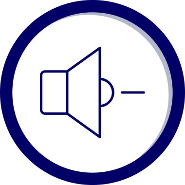 ses hoparlörü vektör sembol tasarımı