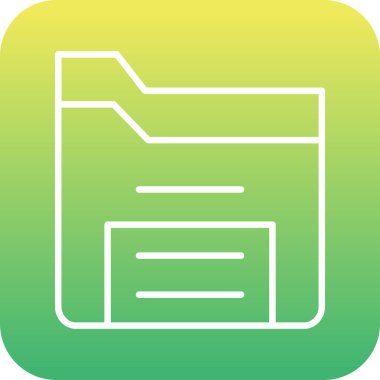 Vektör belgesi Simge illüstrasyonu