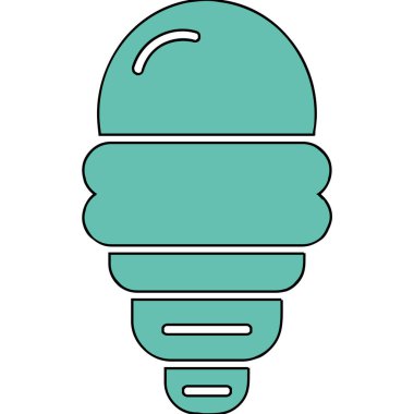 enerji ve eko simgesi, vektör çizimi