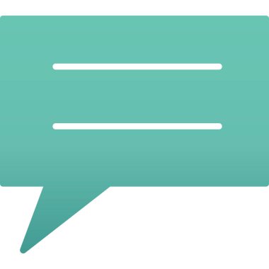 konuşma kabarcığı vektör çizimi