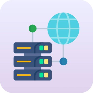 veri sunucusu. Web simgesi