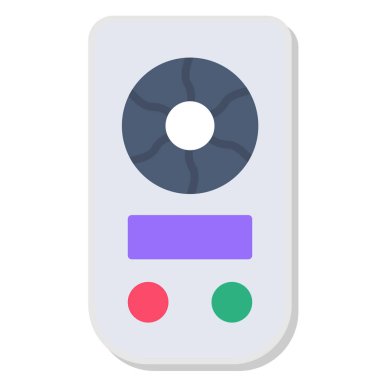 Uzaktan kontrol simgesi, düz dizayn