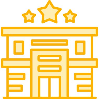 yapı inşaat simgesi ana hatları biçiminde