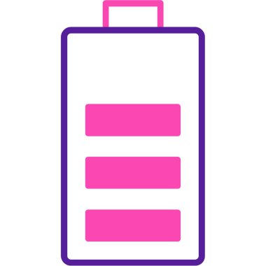 pil simgesi, vektör illüstrasyonu