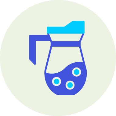 Web simgesi tasarımı, covid 'in vektör çizimi - 19 virüsü