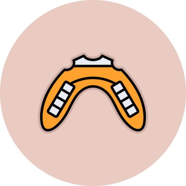 diş simgesi vektör illüstrasyonu