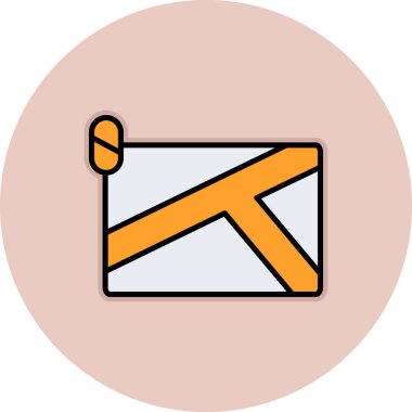 zarf simgesi vektör illüstrasyonu