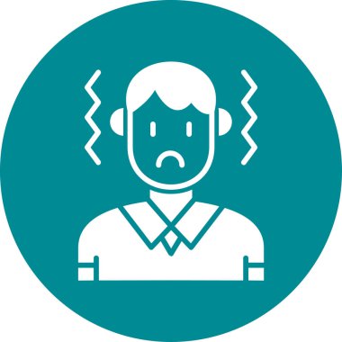 Üzgün biri. Web simgesi