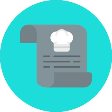 şef şapka vektör simgesi