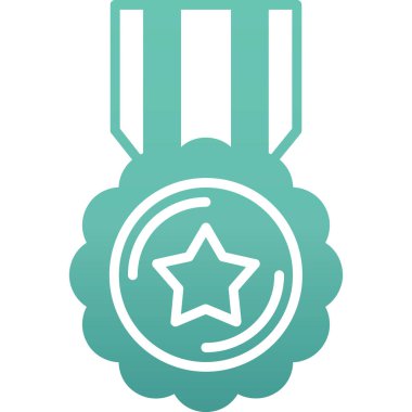 Madalya ödülü vektör illüstrasyonu