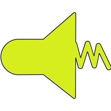 ses dalgası vektör simgesi