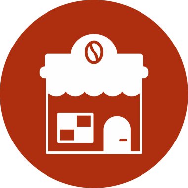 dükkan vektör simgesi modern basit illüstrasyon