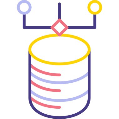 Fıçı. Web simgesi basit illüstrasyon