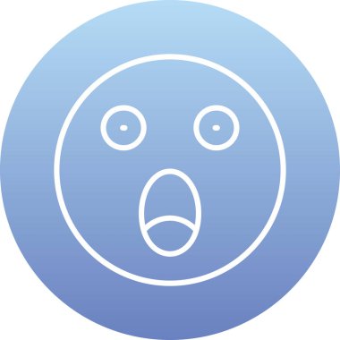 Beyaz arkaplanda izole edilmiş emoji simgesi ve vektör illüstrasyonu