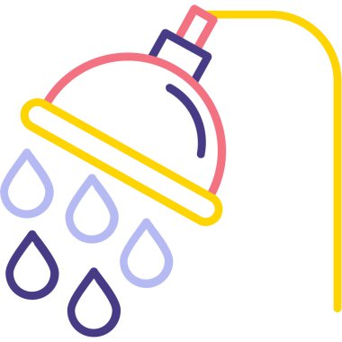 Su musluğu. Basit resimleme