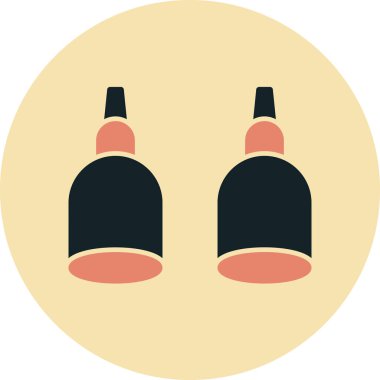 Bira şişeleri vektör simgesi