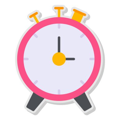 Alarm saat vektör simgesi