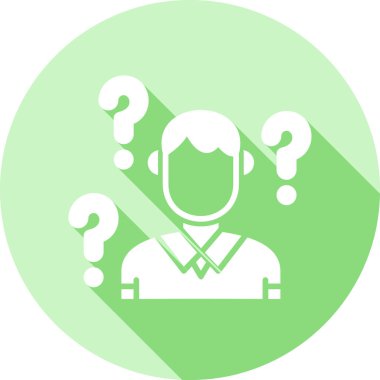 İş adamı ikonu. vektör illüstrasyonu