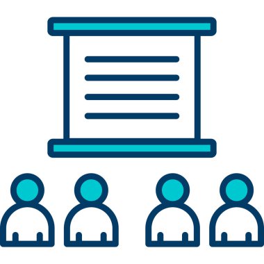 izleyici toplantı simgesi