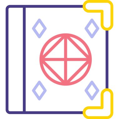 Modern simgenin vektör illüstrasyonu