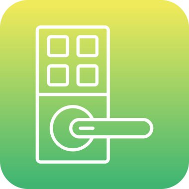 Eşsiz Güç Vektör Satırı Simgesi