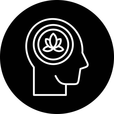 Çiçekli bir adamın vektör çizimi