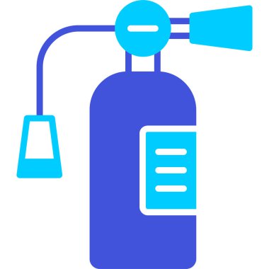 Gaz söndürücüsü. Basit resimleme