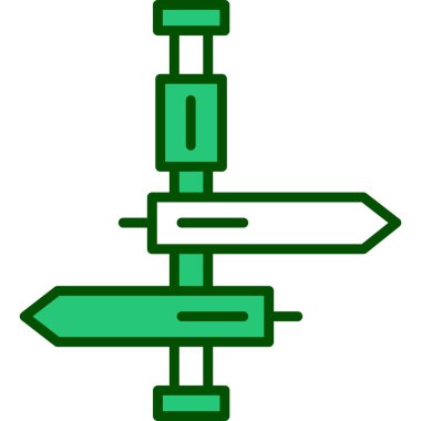 Ok. Web simgesi basit illüstrasyon