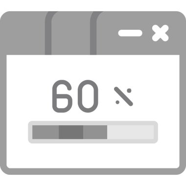 Gri arkaplanda 5 G simgesi izole edildi. bilgisayar sembolü.