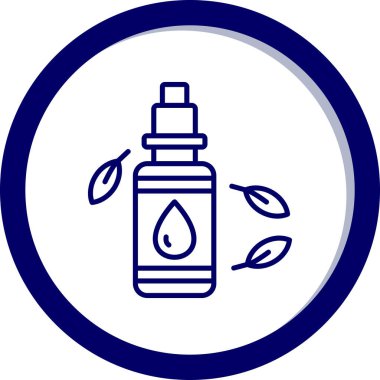 Bir şişe suyun vektör çizimi