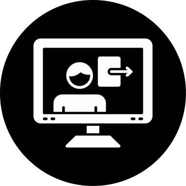 Seo simgesinin vektör illüstrasyonu