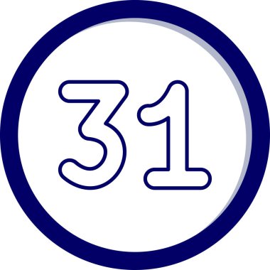 Modern bir simgenin vektör illüstrasyonu