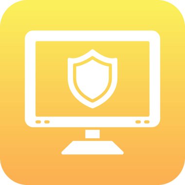 güvenlik simgesi vektör illüstrasyonu