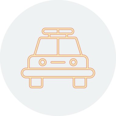 taksi simgesi vektör illüstrasyonu