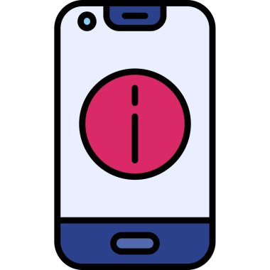 telefon simgesi, vektör illüstrasyonu