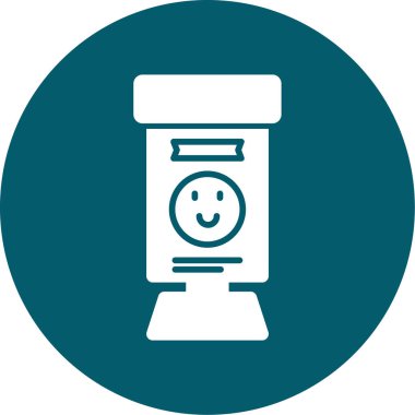 Vektör illüstrasyonu, silo simgesi tasarımı