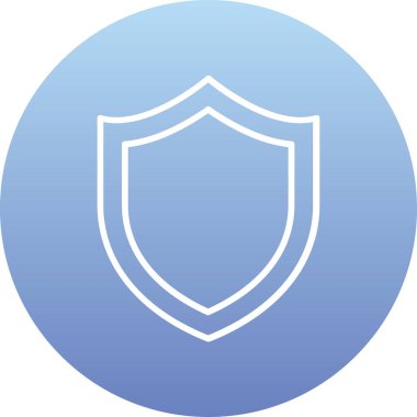 kalkan ikon vektör illüstrasyonu