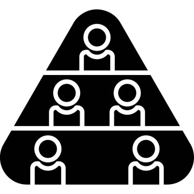 iş insanları grup simgesi ana hatlar biçiminde