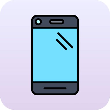 akıllı telefon simgesi vektör illüstrasyonu