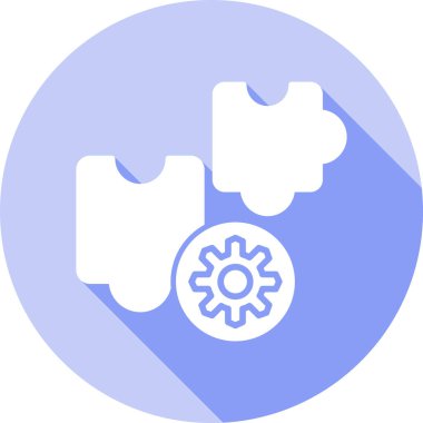 Dişliler. Web simgesi basit tasarım