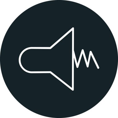 vektör sözcüsü Simgesi illüstrasyonu