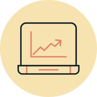 İş simgesinin vektör illüstrasyonu