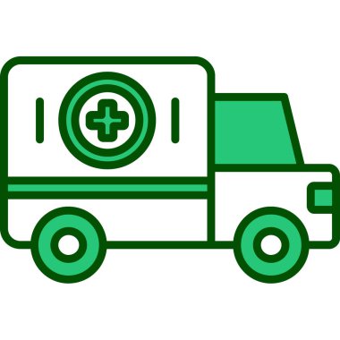 Ambulans araba simgesi, taslak biçimi