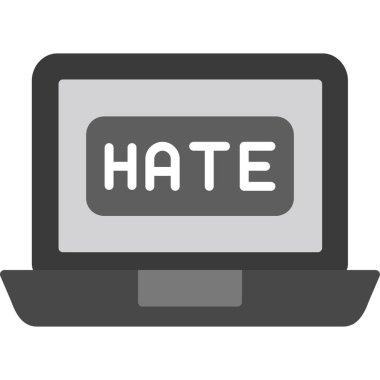 Bilgisayar monitörü simgesi. Web ile bilgisayar monitörünün basit tasarımı.